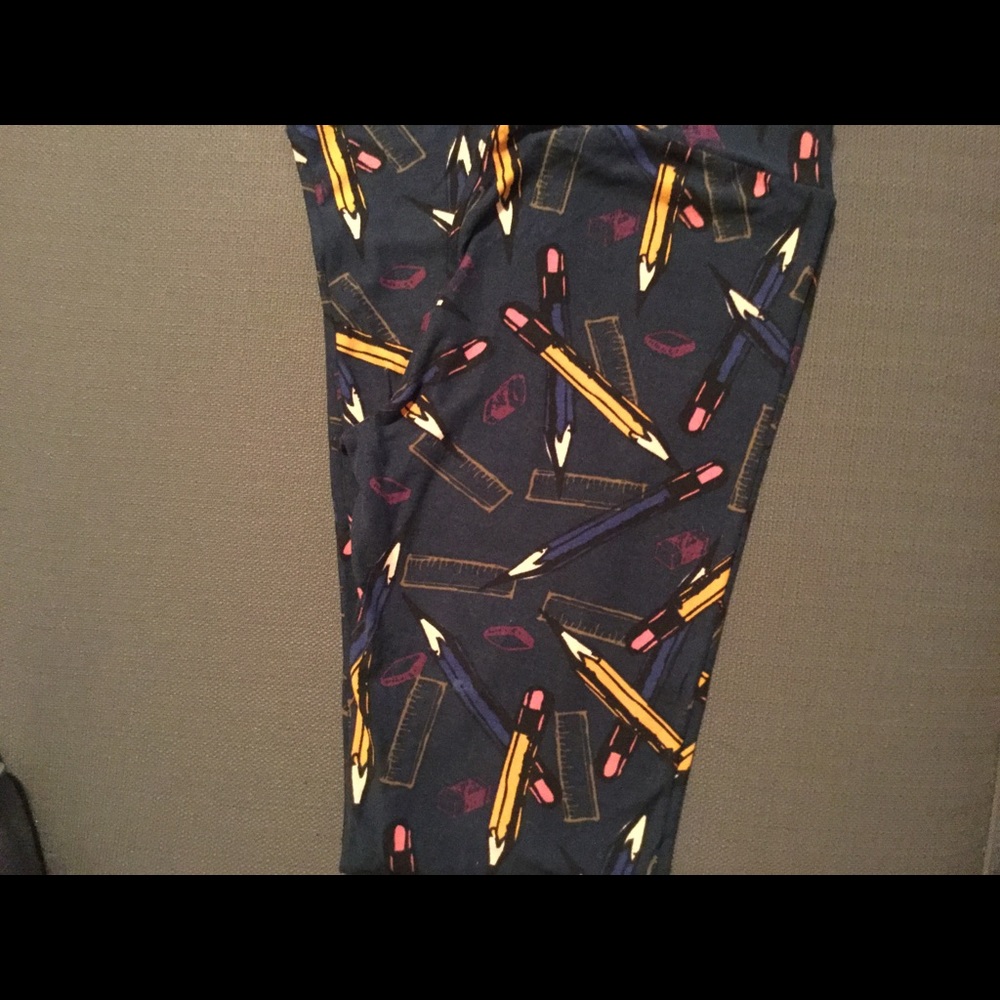 LulaRoe OS school supplies legging. Unicorn Alert